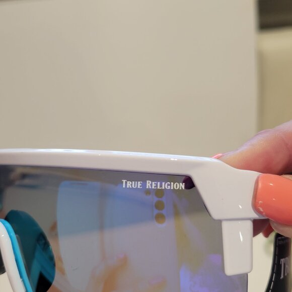 TRUE RELIGION Blade Shield Mirrored Sunglasses - NEW - Picture 8 of 9